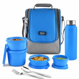 Deuralux Eat N Sip Insulated Lunch Box Set
